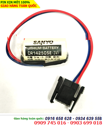Pin nuôi nguồn Sanyo CR14250 lithium 3v 1/2AA 850mAh chính hãng Made in Japan